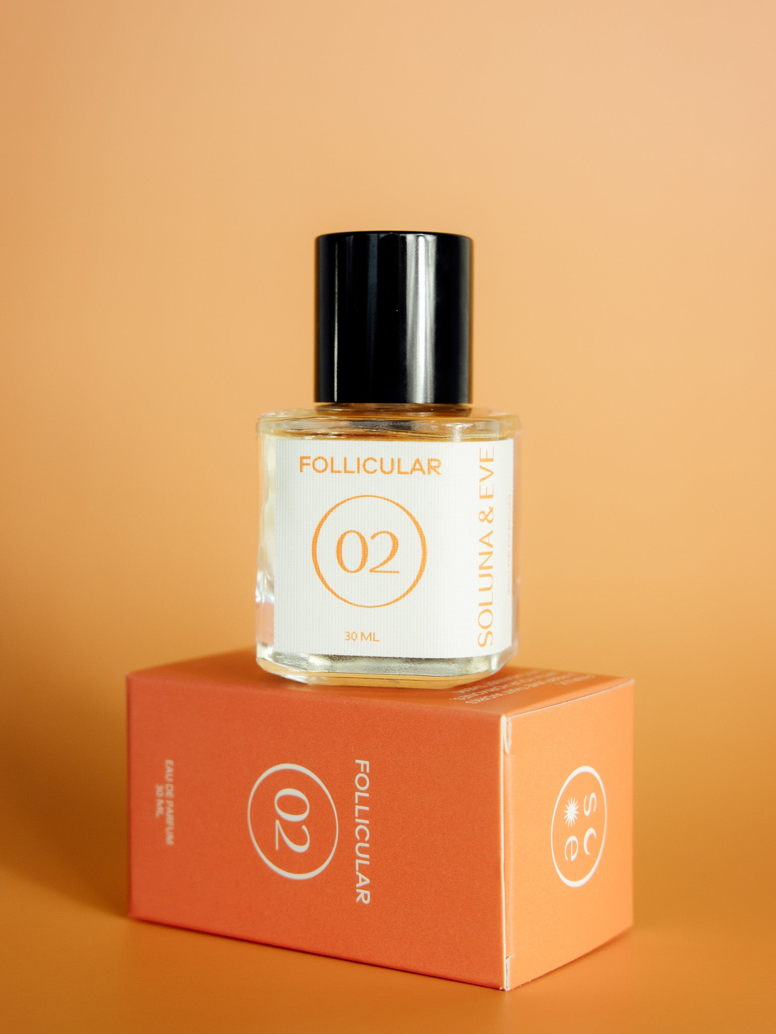 Soluna and Eve follicular phase clean hormone-safe perfume